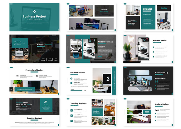 Business - Powerpoint Template in PowerPoint Templates - product preview 1