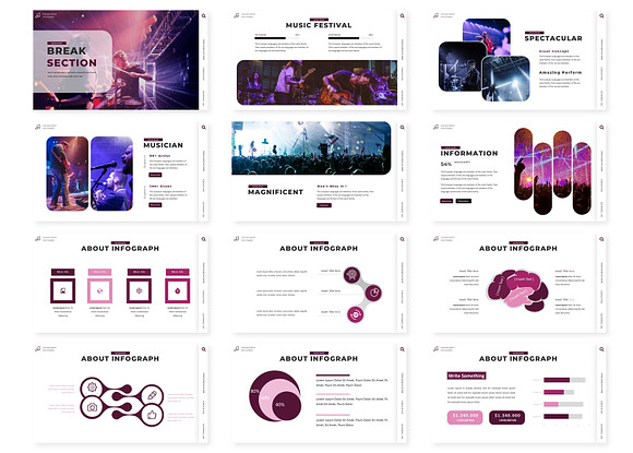 Concert - Powerpoint Template in PowerPoint Templates - product preview 2