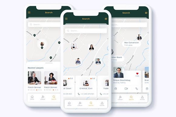 Yasa - Find Lawyer App UI Kit in App Templates - product preview 2