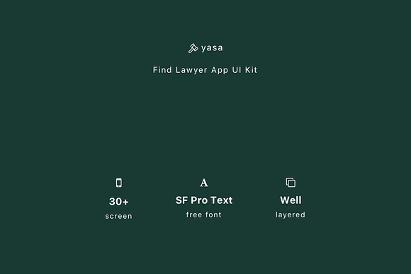 Yasa - Find Lawyer App UI Kit in App Templates - product preview 5