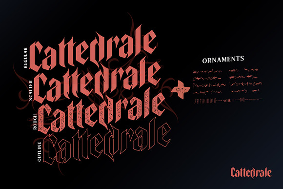 Cattedrale | Gothic Blackletter in Gothic Fonts - product preview 2