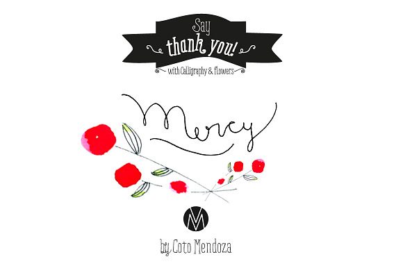 Say thank you in Illustrations - product preview 3