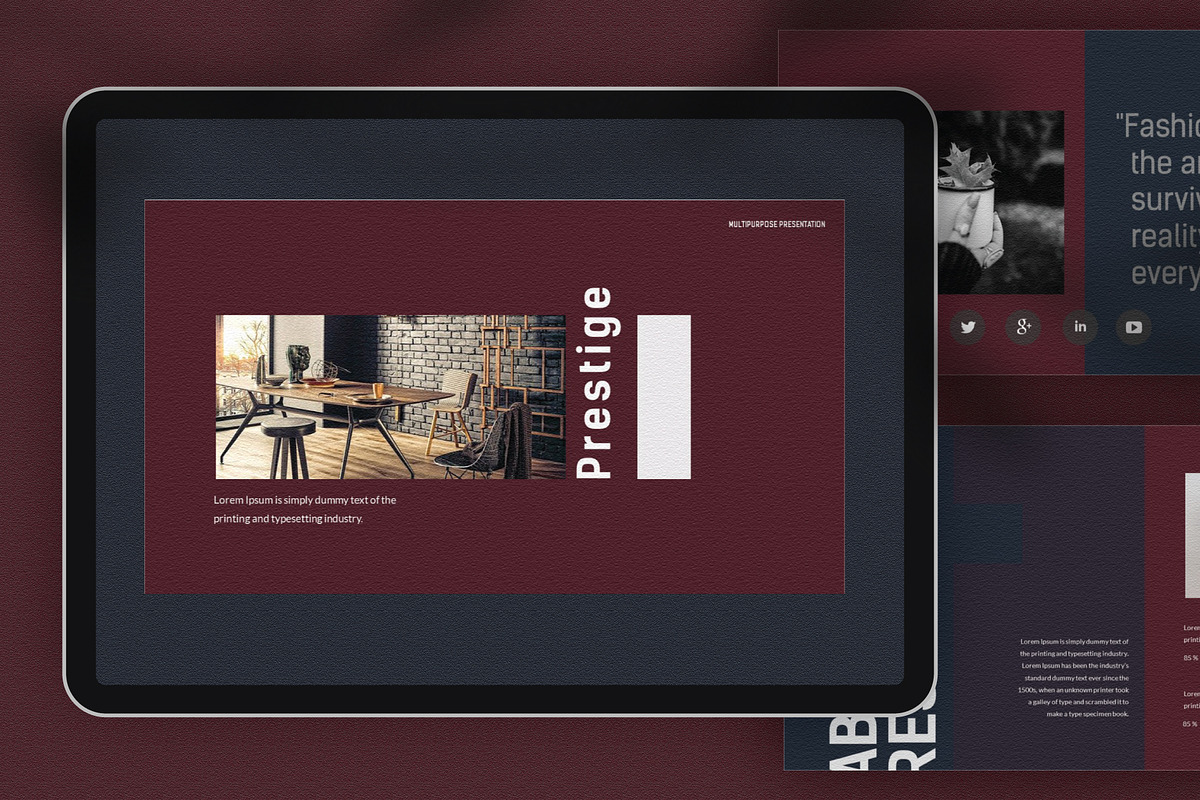Prestige Powerpoint Template in PowerPoint Templates - product preview 8