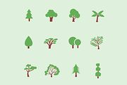 12 Tree & Foliage Icons