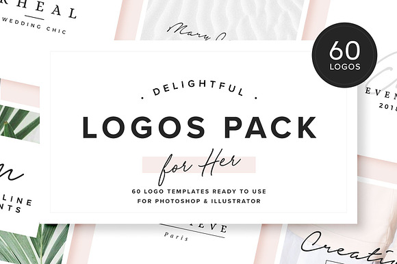 90% OFF - The Logo Designer's Bundle in Logo Templates - product preview 4