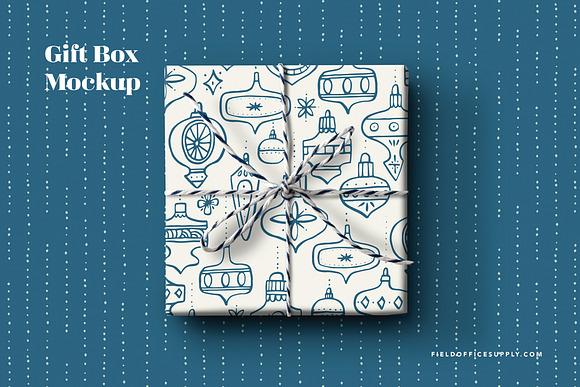 Gift Box Mockup in Product Mockups - product preview 2