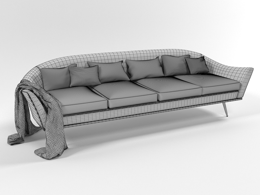 Sofa by Ico Parisi in Furniture - product preview 6