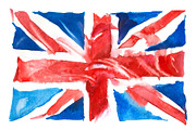 United Kingdom, british flag. Hand
