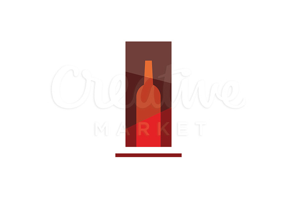 Wine Bottle Logo