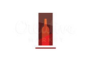 Wine Bottle Logo