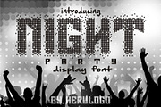 Night Party Display Font