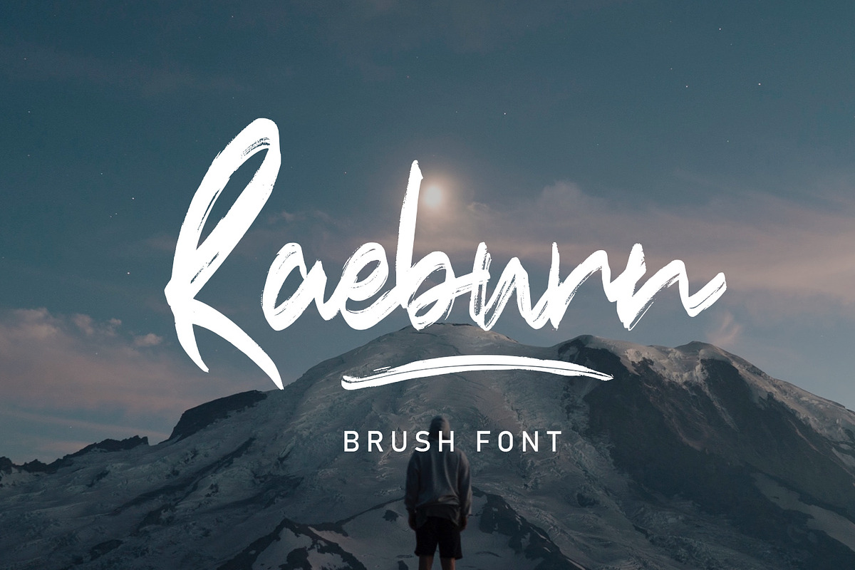 Raebrush Handwritten Font in Script Fonts - product preview 8