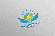 Fly Wing Camera Photography Logo 91