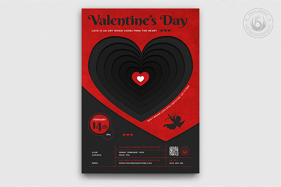 Valentines Day Flyer Bundle V4 in Flyer Templates - product preview 4