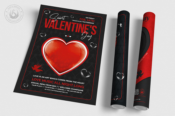 Valentines Day Flyer Bundle V4 in Flyer Templates - product preview 5