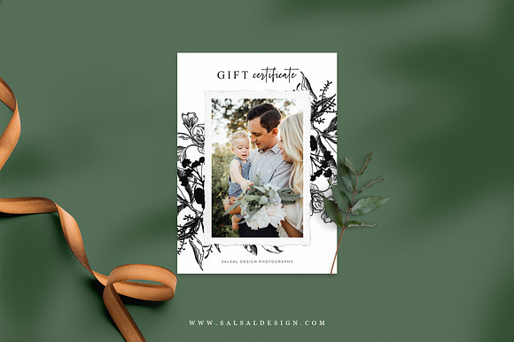 Photographer Gift Certificates GC018 in Card Templates - product preview 3