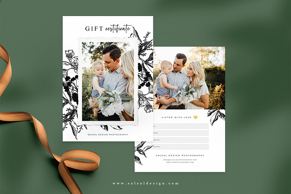 Photographer Gift Certificates GC018 in Card Templates - product preview 5