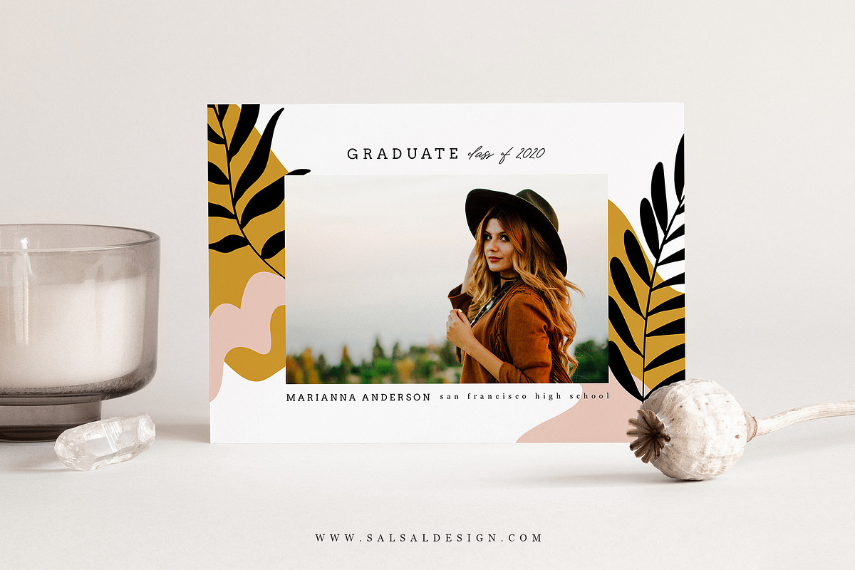 Graduation Card Templates G136 in Card Templates - product preview 8