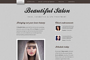 Beautiful Salon Website Template