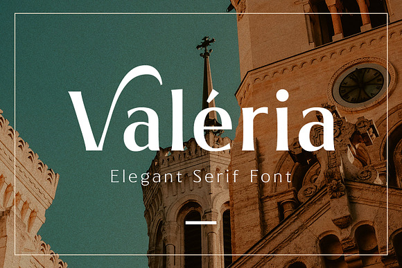 Valeria - Elegant Serif in Serif Fonts - product preview 10