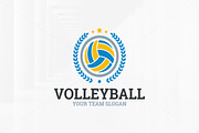 Volleyball Logo Template