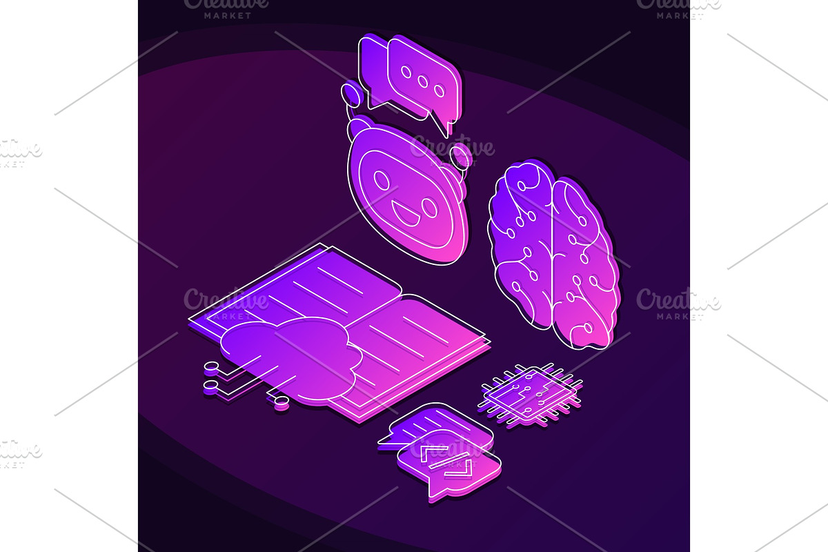 Artificial intelligence illustration in Illustrations - product preview 8