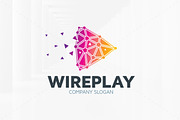 Wire Play Logo Template