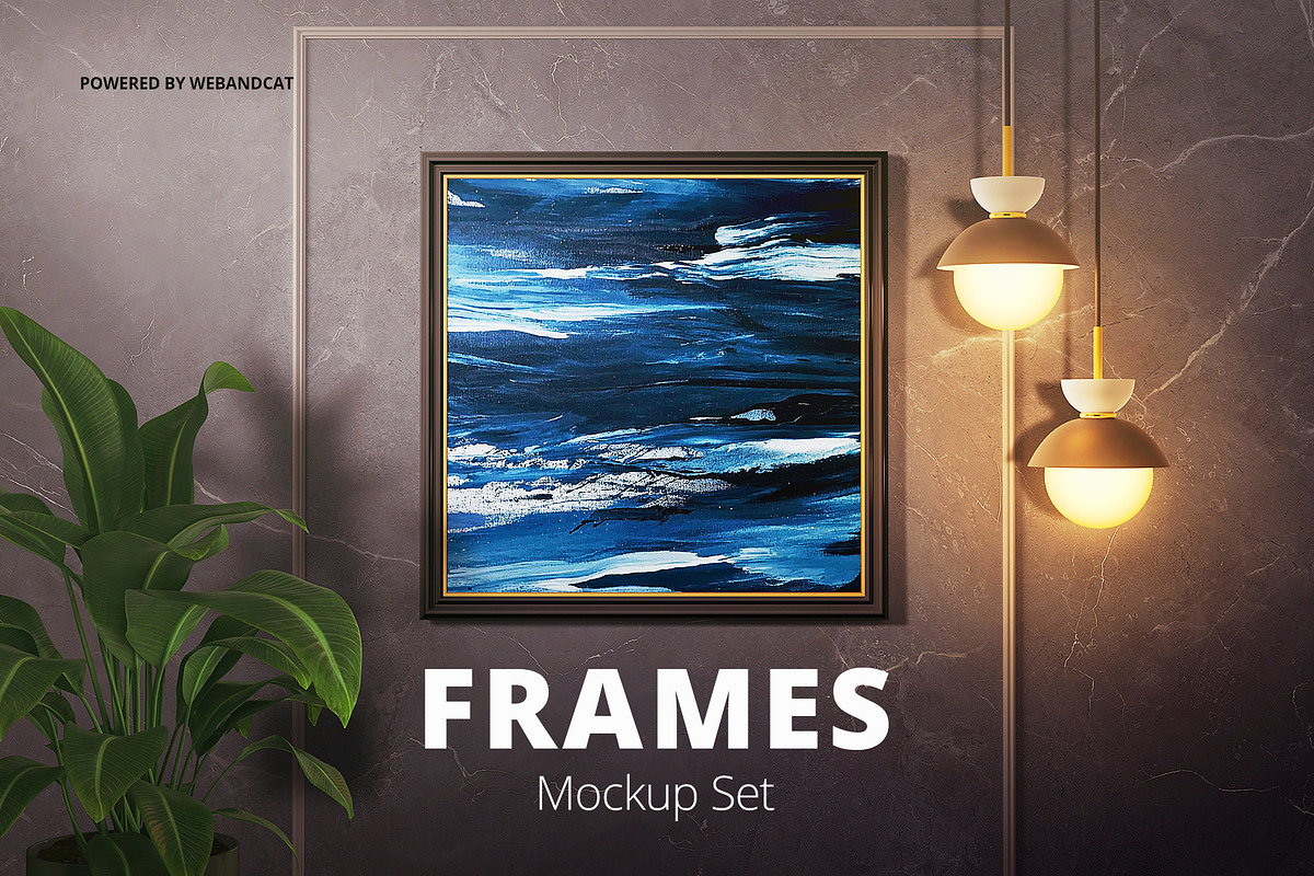 Frames Mockup Set in Print Mockups - product preview 8
