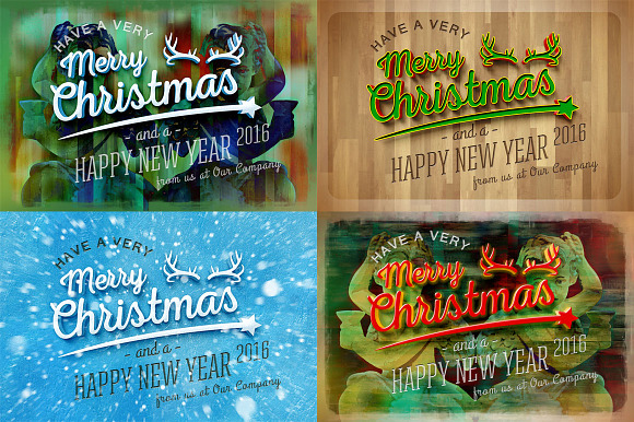 Christmas Card Creation Machine in Photoshop Layer Styles - product preview 4
