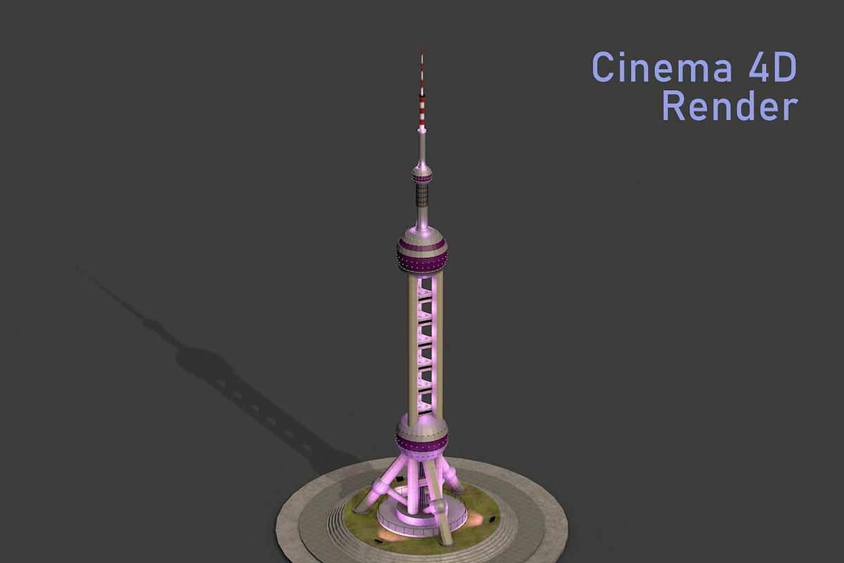 Shanghai Oriental Pearl Tower in Architecture - product preview 8