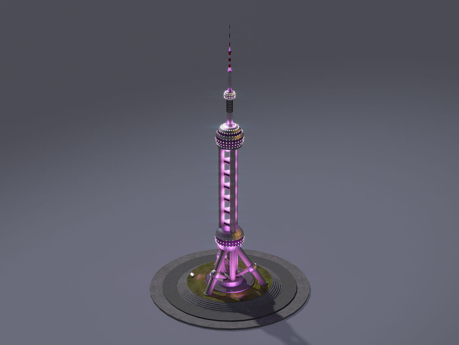 Shanghai Oriental Pearl Tower in Architecture - product preview 4