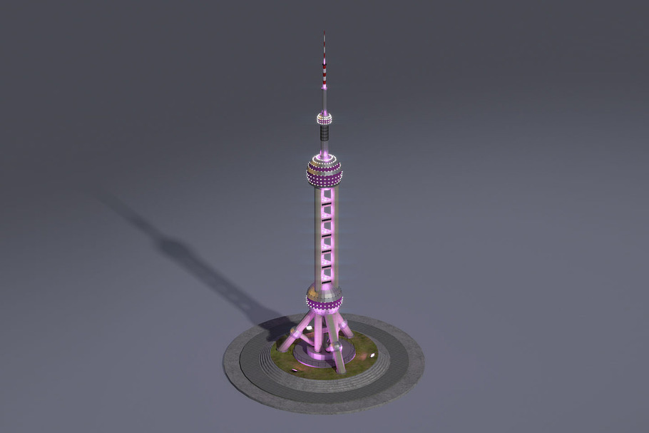 Shanghai Oriental Pearl Tower in Architecture - product preview 5