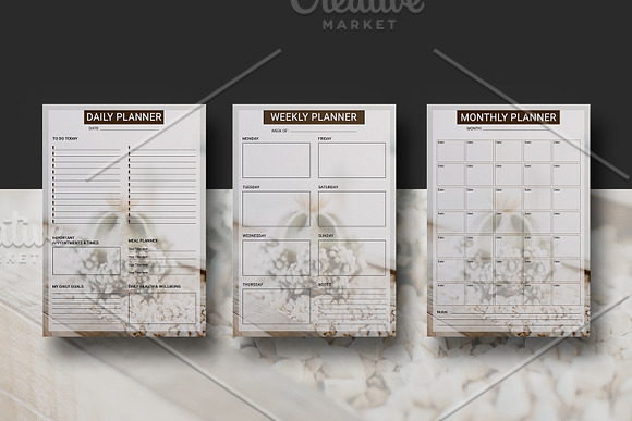 Planner Template V08 in Stationery Templates - product preview 5