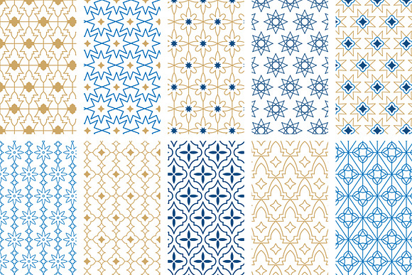 Moroccan Elegant Seamless Patterns in Patterns - product preview 10
