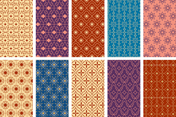 Moroccan Elegant Seamless Patterns in Patterns - product preview 12