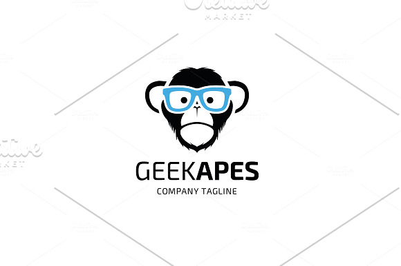 Geek Apes Logo in Logo Templates - product preview 2