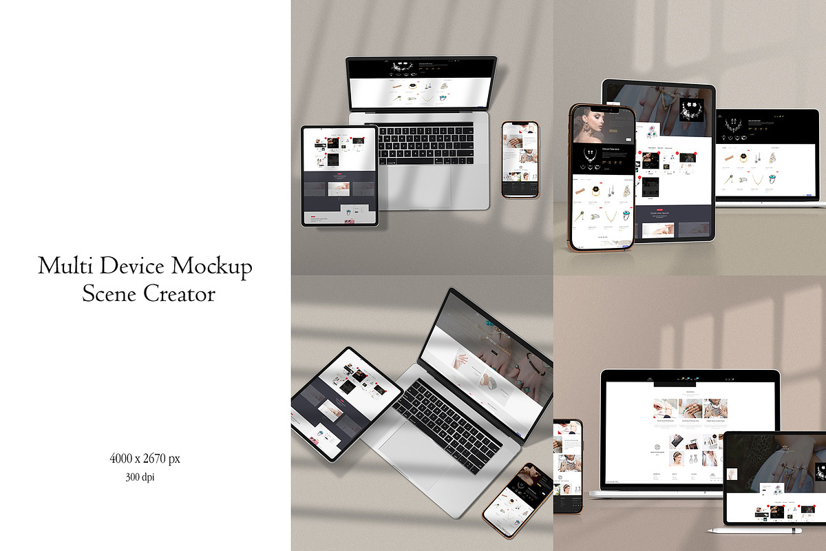 Multi Device Mockup - Scene Creator in Scene Creator Mockups - product preview 8