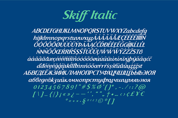 Skiff italic & regular in Sans-Serif Fonts - product preview 2