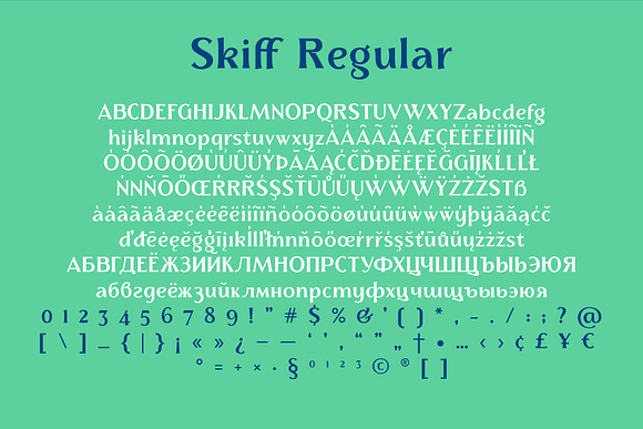Skiff italic & regular in Sans-Serif Fonts - product preview 3