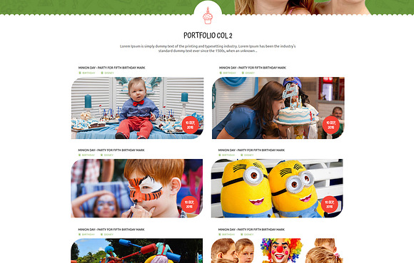 WordPress kids responsive theme in WordPress Business Themes - product preview 6