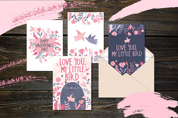 24 Valentine's Day Cards in Postcard Templates - product preview 3