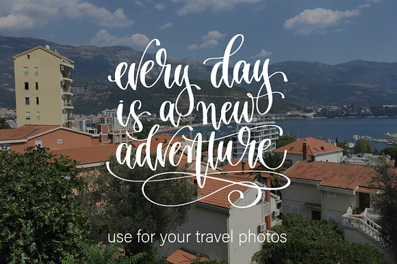 100 TRAVEL ADVENTURE quotes in Postcard Templates - product preview 3