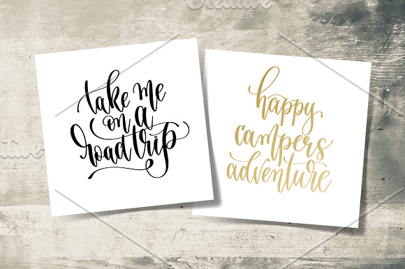 100 TRAVEL ADVENTURE quotes in Postcard Templates - product preview 7