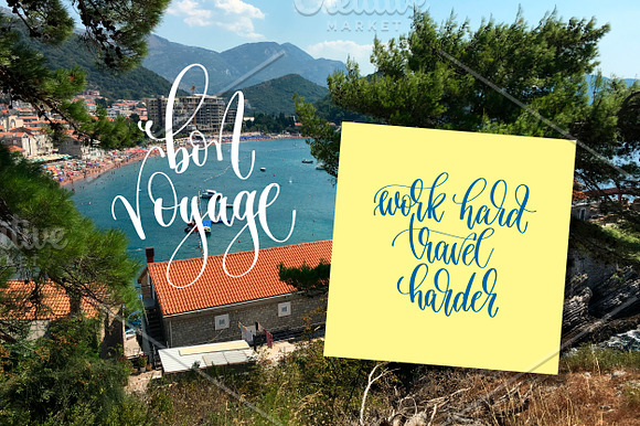 100 TRAVEL ADVENTURE quotes in Postcard Templates - product preview 8