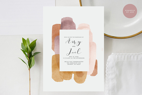 Watercolor Abstract Shapes in Textures - product preview 10