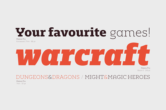 Majora Pro - Intro Offer 80% off in Slab Serif Fonts - product preview 7