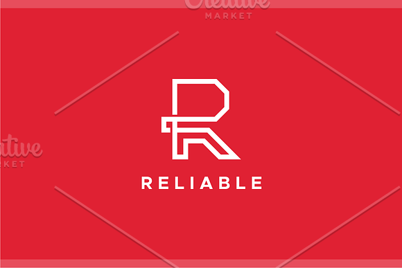 Initial R Logo in Logo Templates - product preview 1