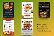 Restaurant & Cafe Promo Flyer Bundle