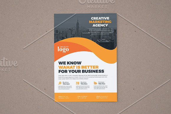 Flyer Template in Flyer Templates - product preview 3