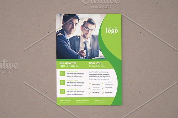 Flyer Template in Flyer Templates - product preview 1